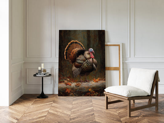 Autumn's Wild Turkey Stands Proud