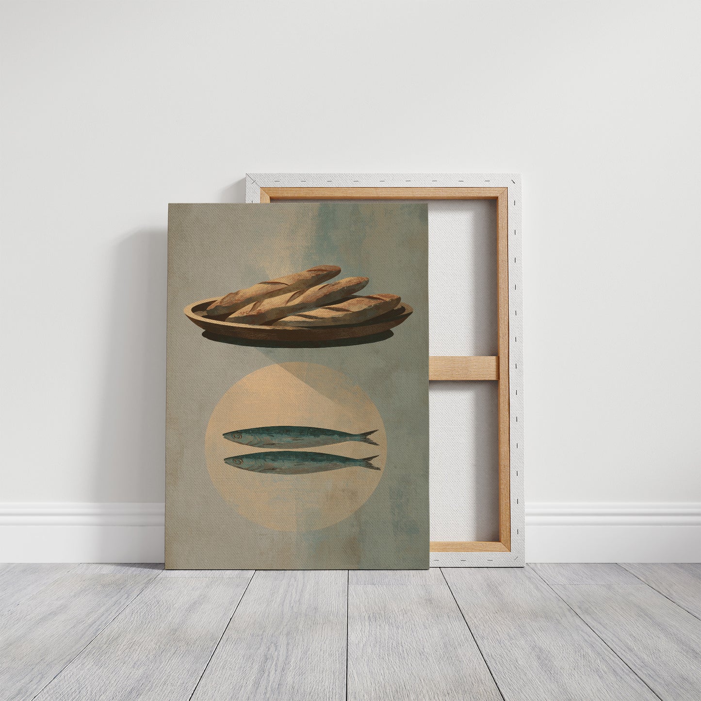 Rustic Feast: Bread and Fish in Harmony