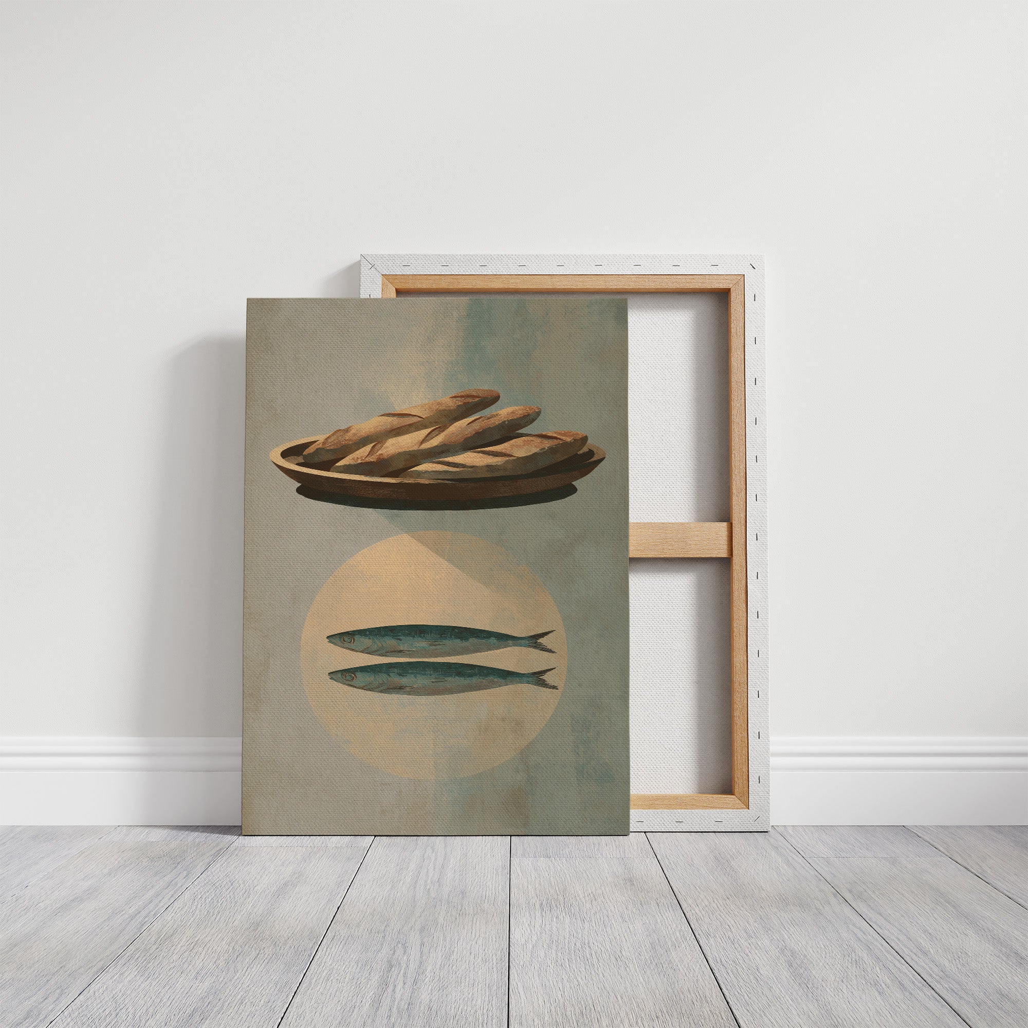 Rustic Feast: Bread and Fish in Harmony