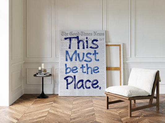 Blue Letters Find Their Home