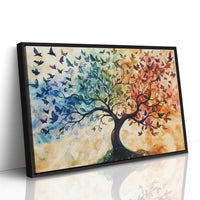 Seasons Dance Through Bird Wings