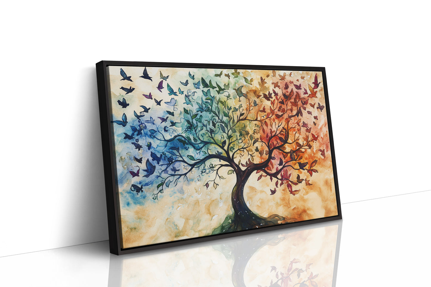 Seasons Dance Through Bird Wings