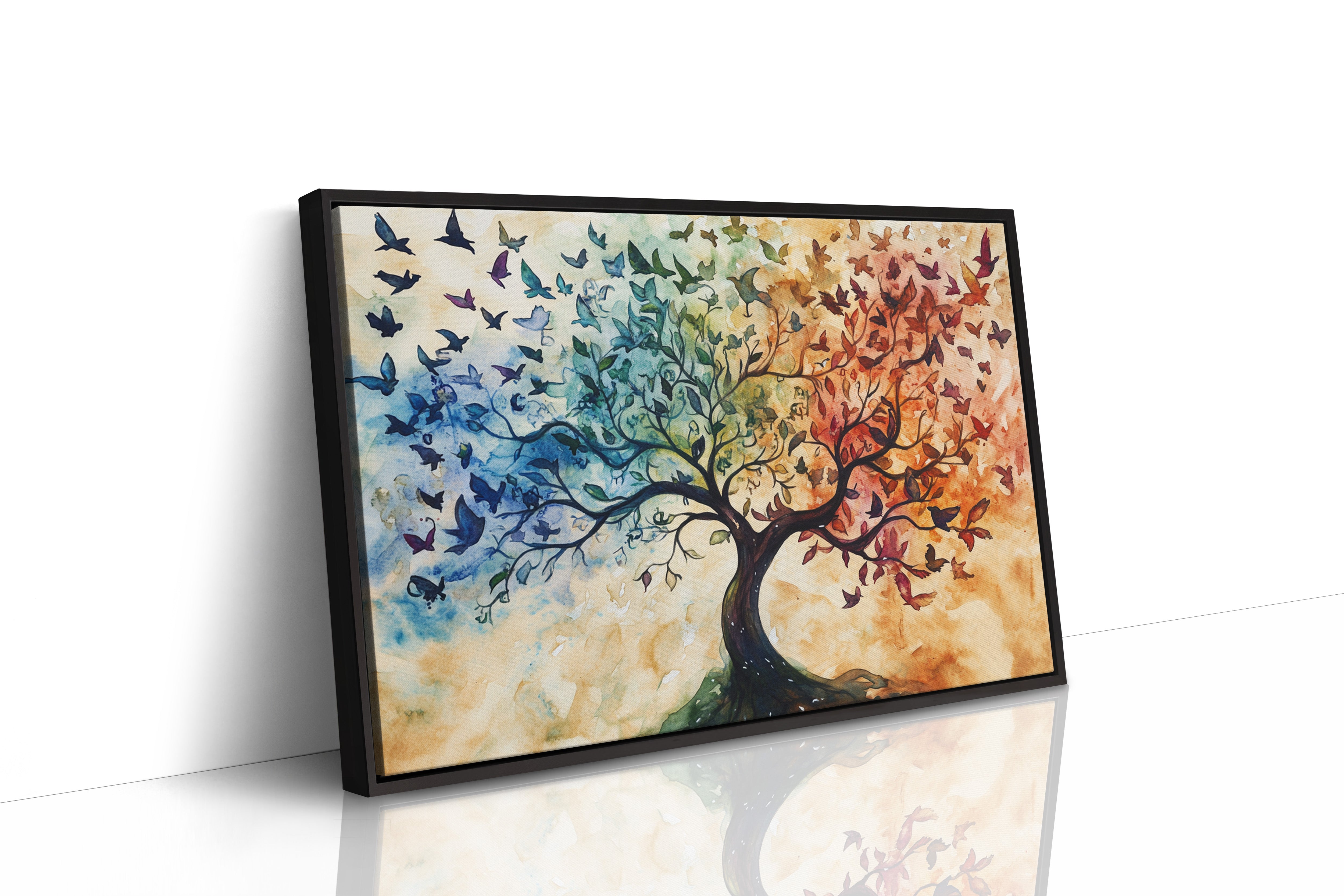 Seasons Dance Through Bird Wings