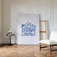 Cozy Letters Dance In Blue