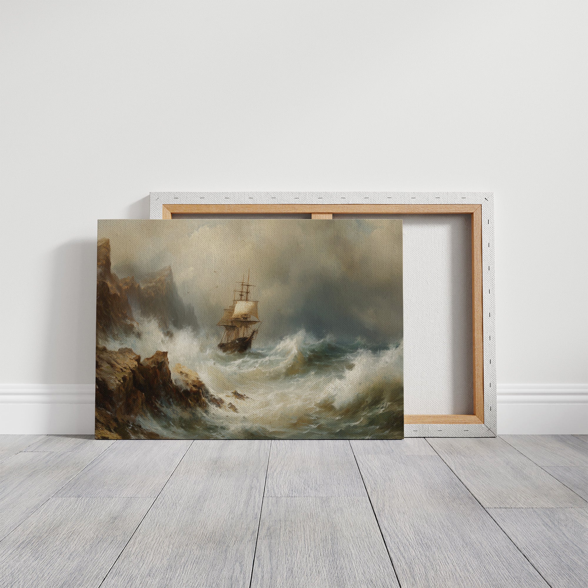 Seafarer's Tale Among Leather Spines