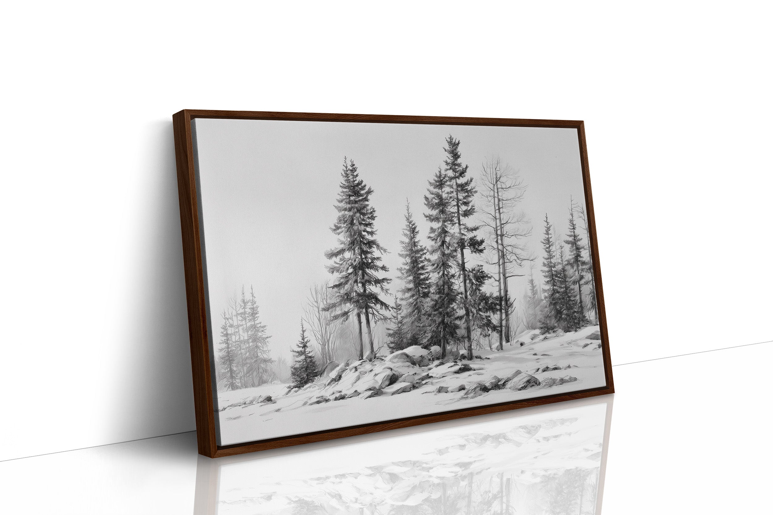 Winter Pines Stand Silent Watch