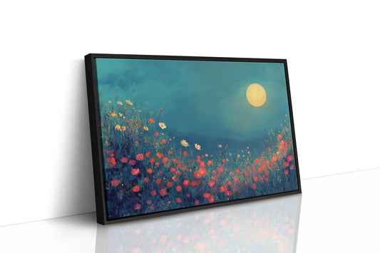Poppies Dance Under Summer Moon