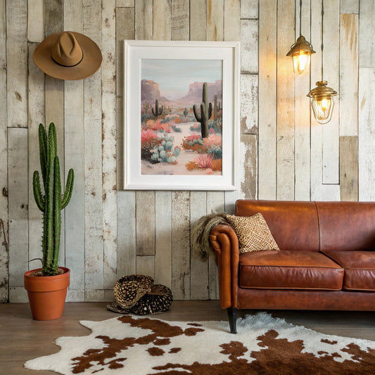 Saguaros Paint Their Desert Garden