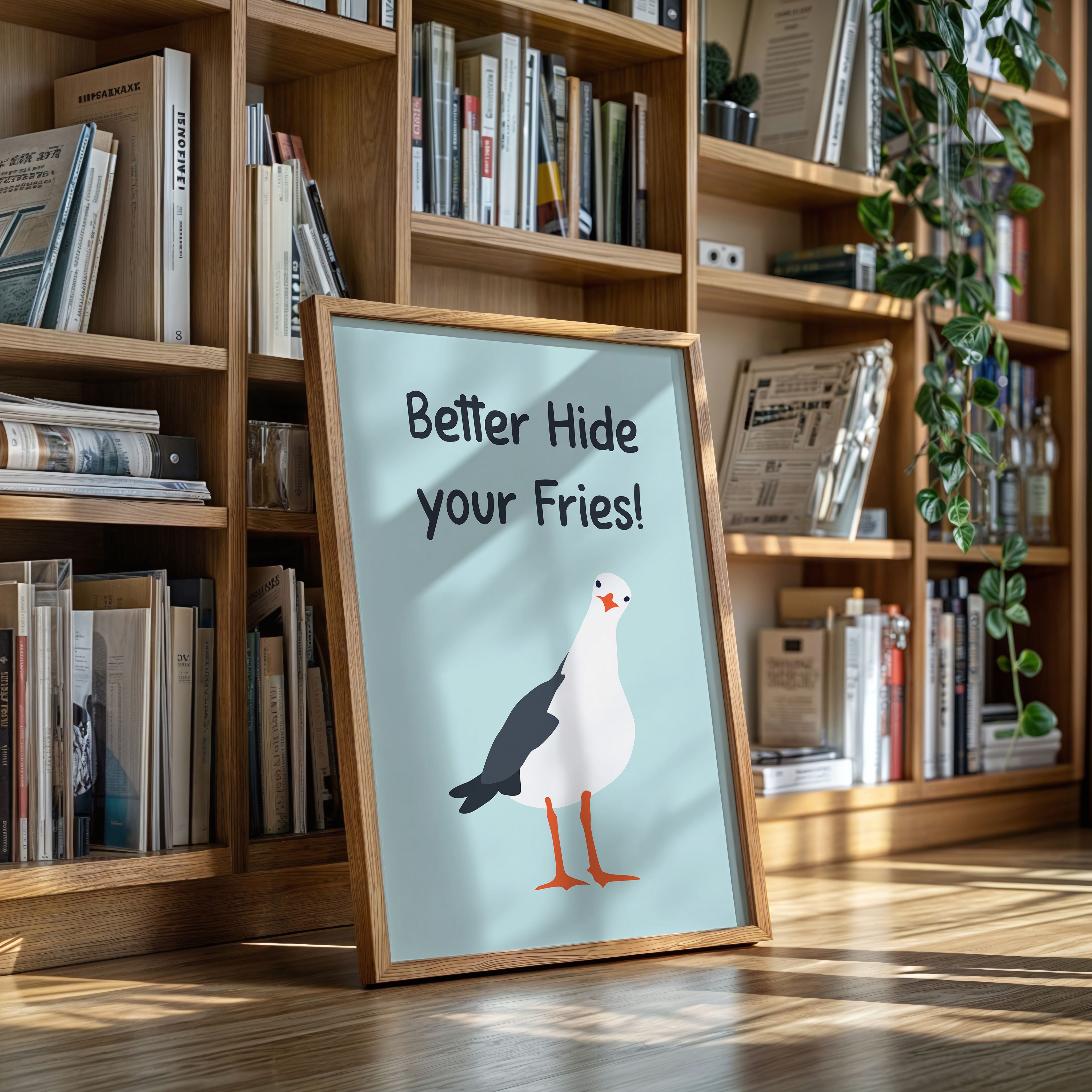 Seagull Seeks Seaside Snack Secrets