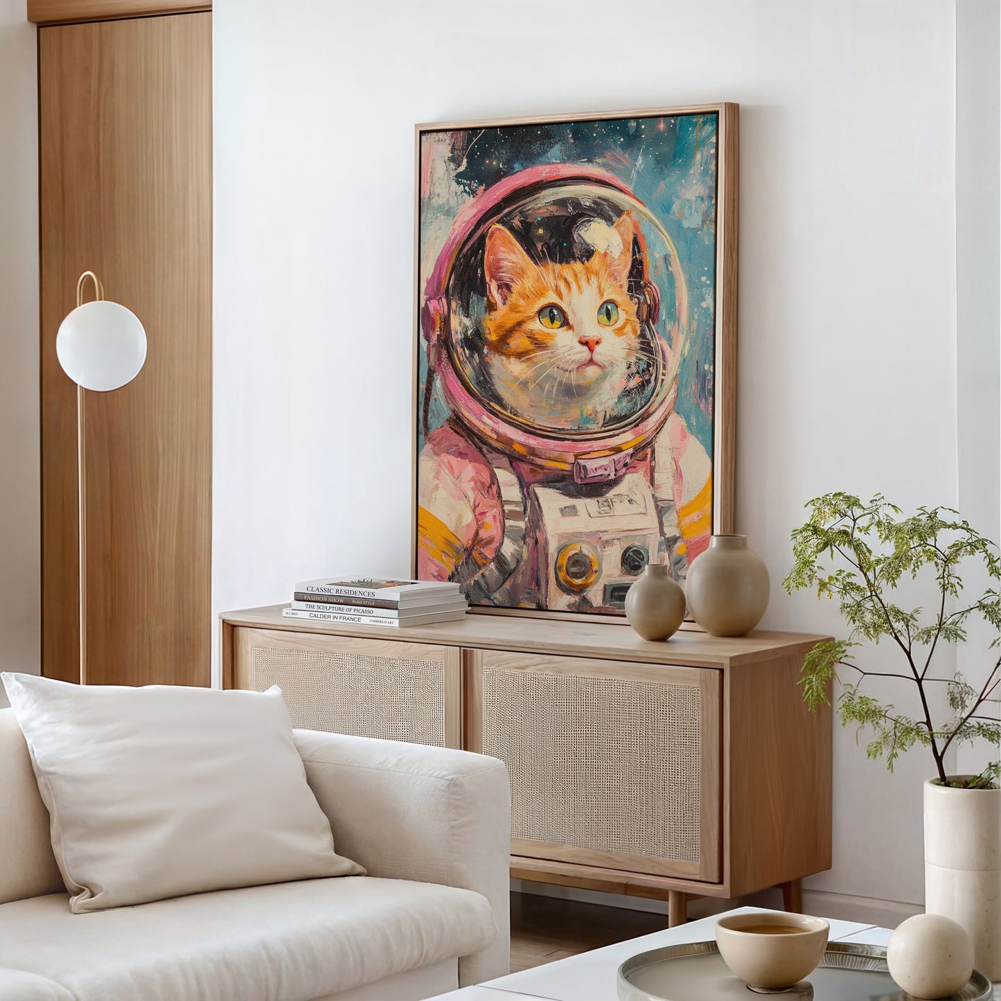 Galactic Catventure in Pink Spacesuit