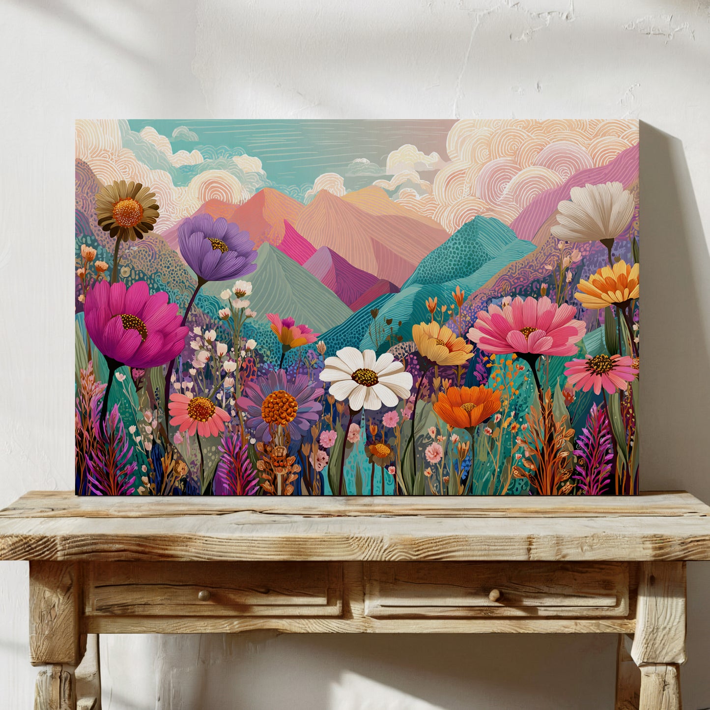 Mountain Meadows Bloom In Candy Colors