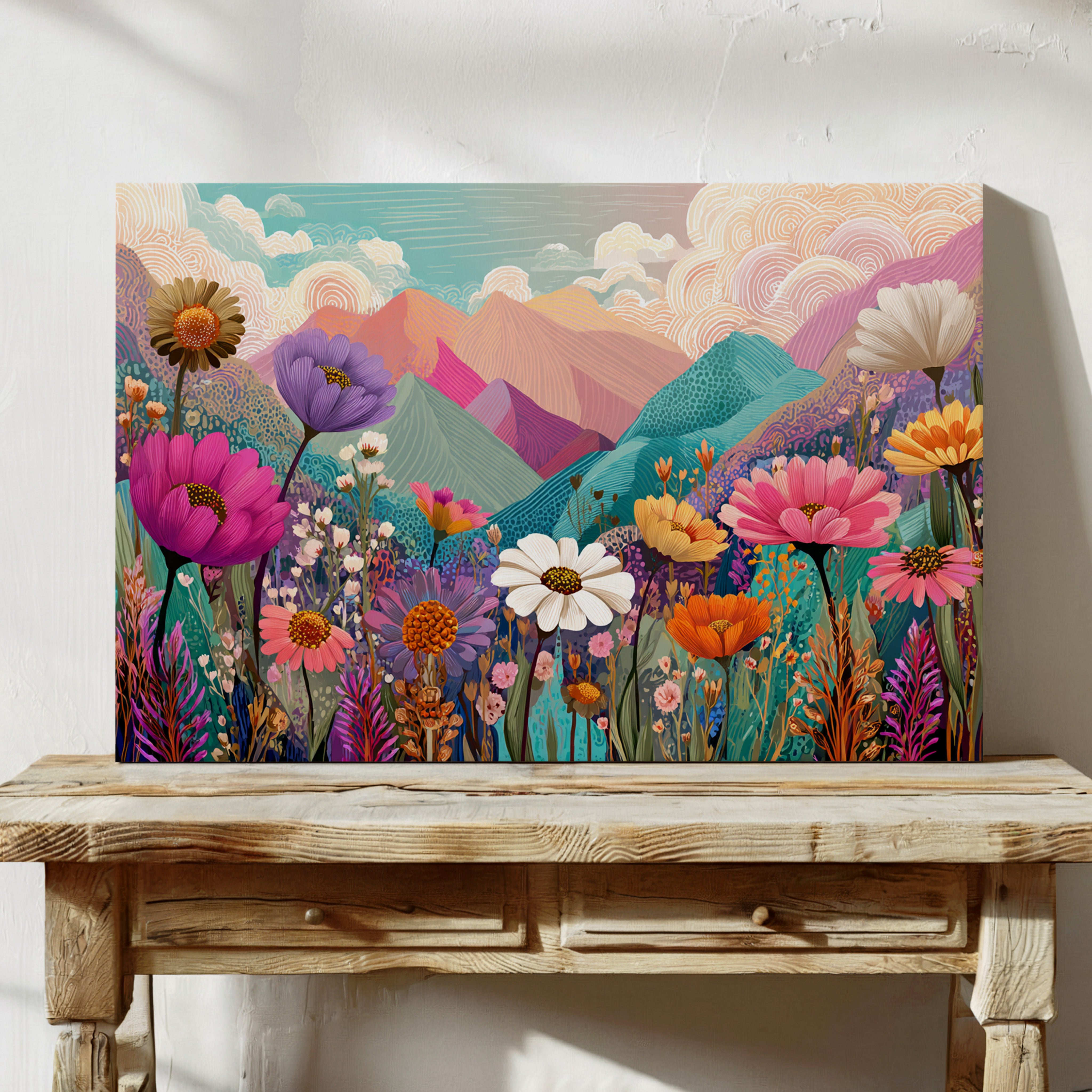 Mountain Meadows Bloom In Candy Colors