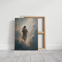 Celestial Journey Through Parted Clouds