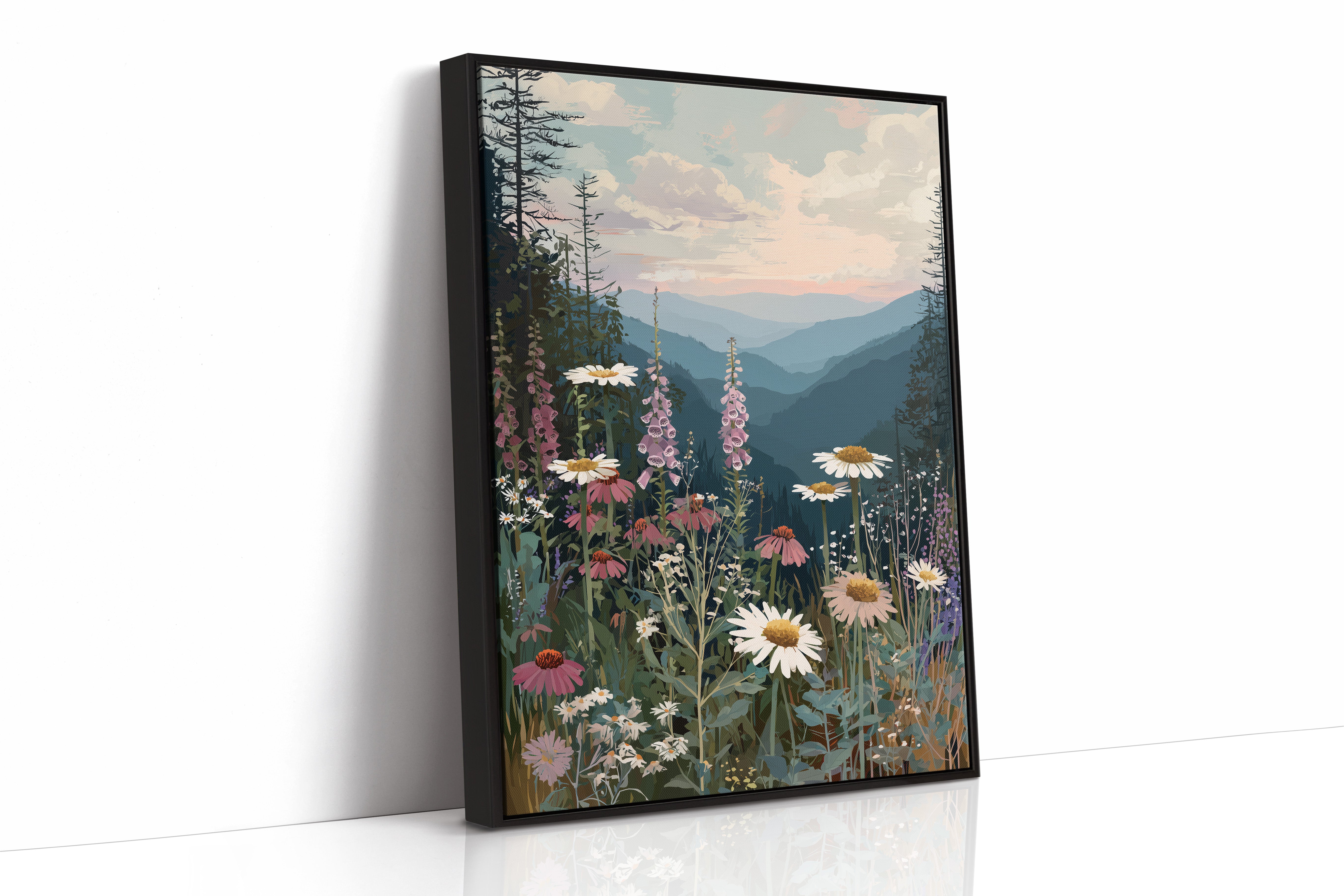 Alpine Wildflowers Whisper to Distant Peaks
