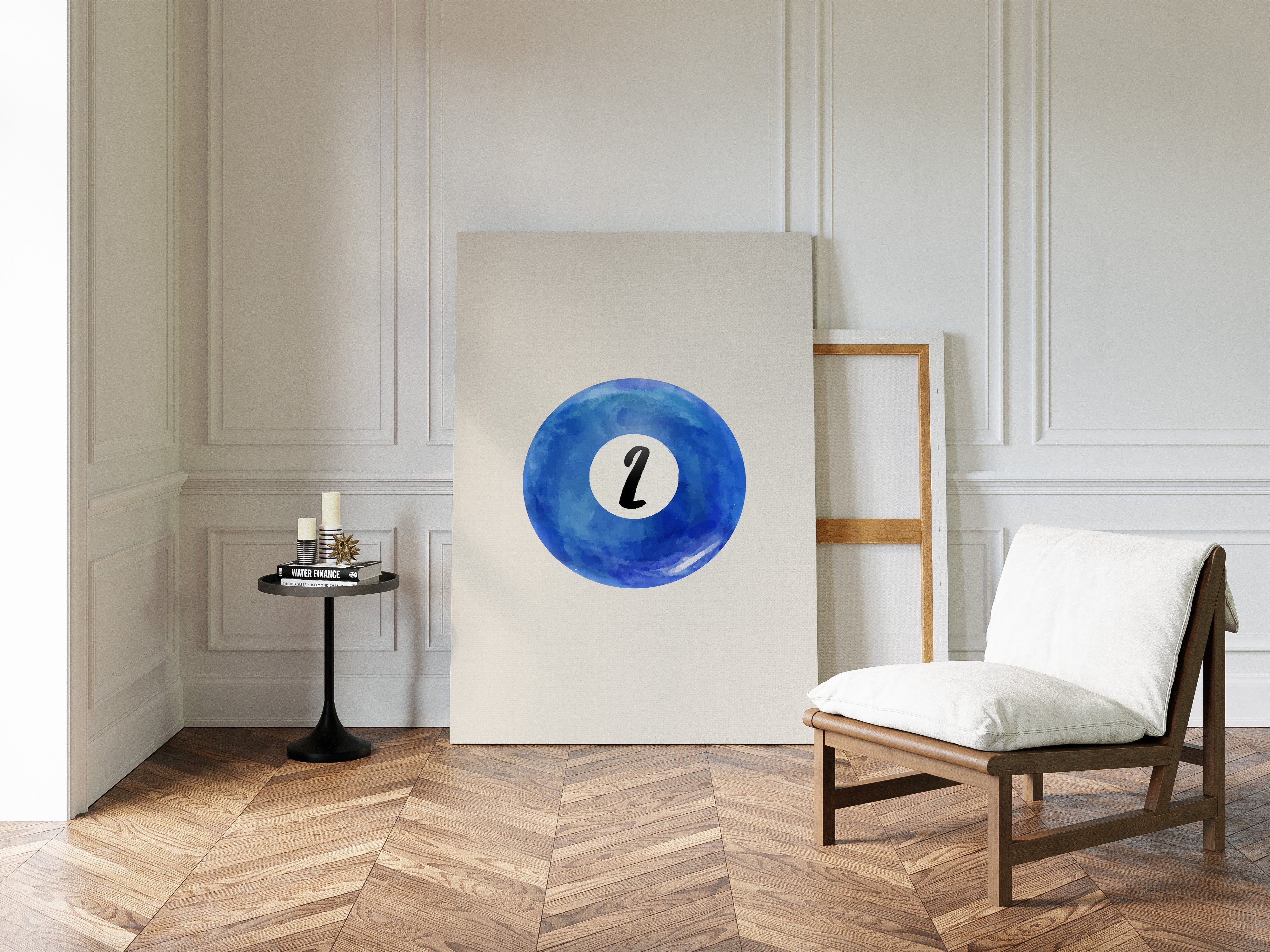 Two Ball Dances In Azure Light