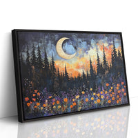 Moonlit Meadow Catches Fire Above