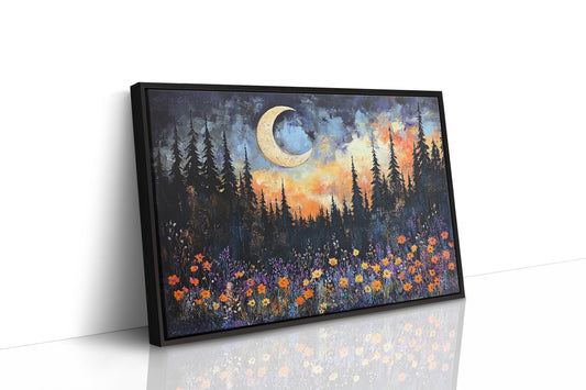 Moonlit Meadow Catches Fire Above