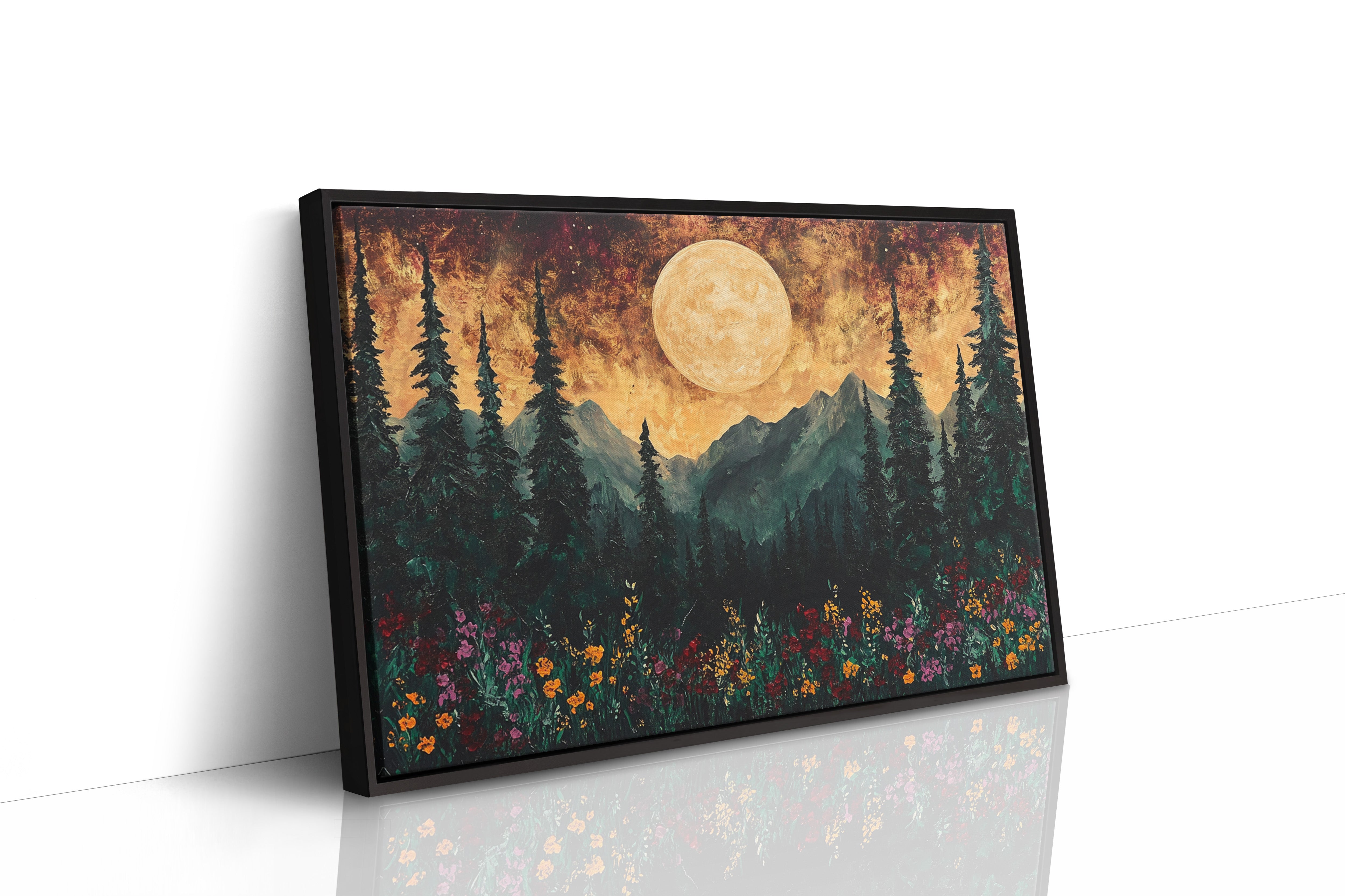 Alpine Meadows Catch Moonlight's Gold