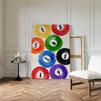 Lucky Numbers Dance In Watercolor