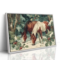 Grazing Through the Winter Woods