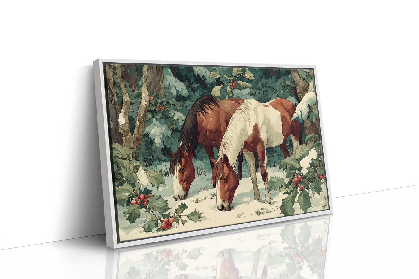 Grazing Through the Winter Woods