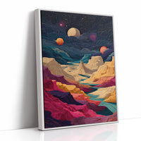 Celestial Peaks Dance With Planets