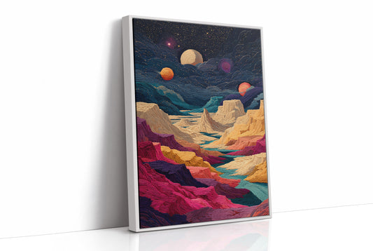 Celestial Peaks Dance With Planets