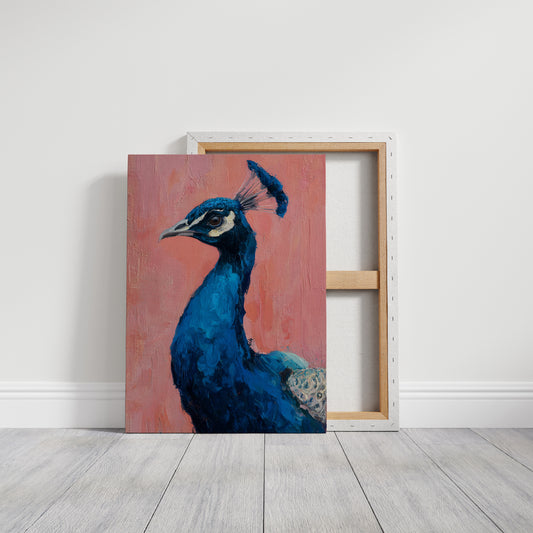 A Regal Gaze in Turquoise