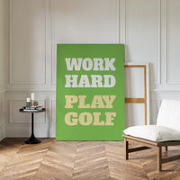 Life Balances On Green Fairways
