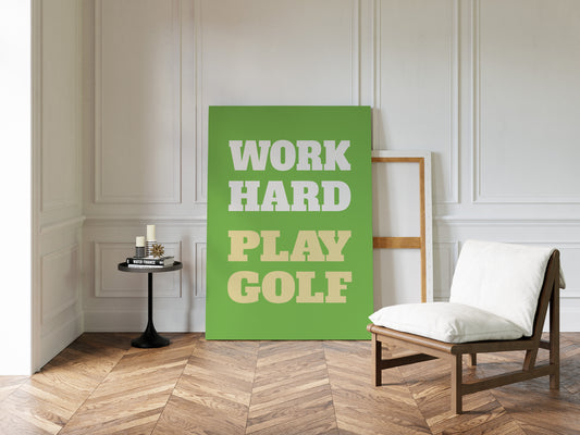 Life Balances On Green Fairways
