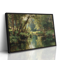 Summer Light Dances Through Forest Stream