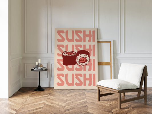 Fresh Rolls Dance In Coral Light