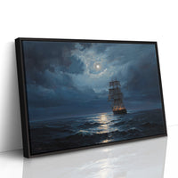 Moonlit Voyage On Ancient Tides