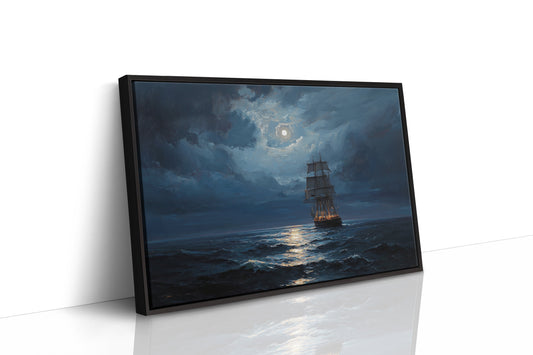 Moonlit Voyage On Ancient Tides