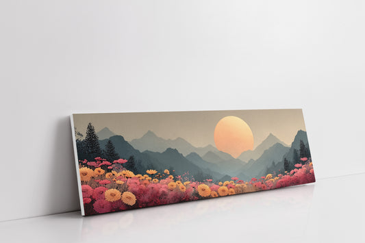 Sunrise Through the Blooming Valley