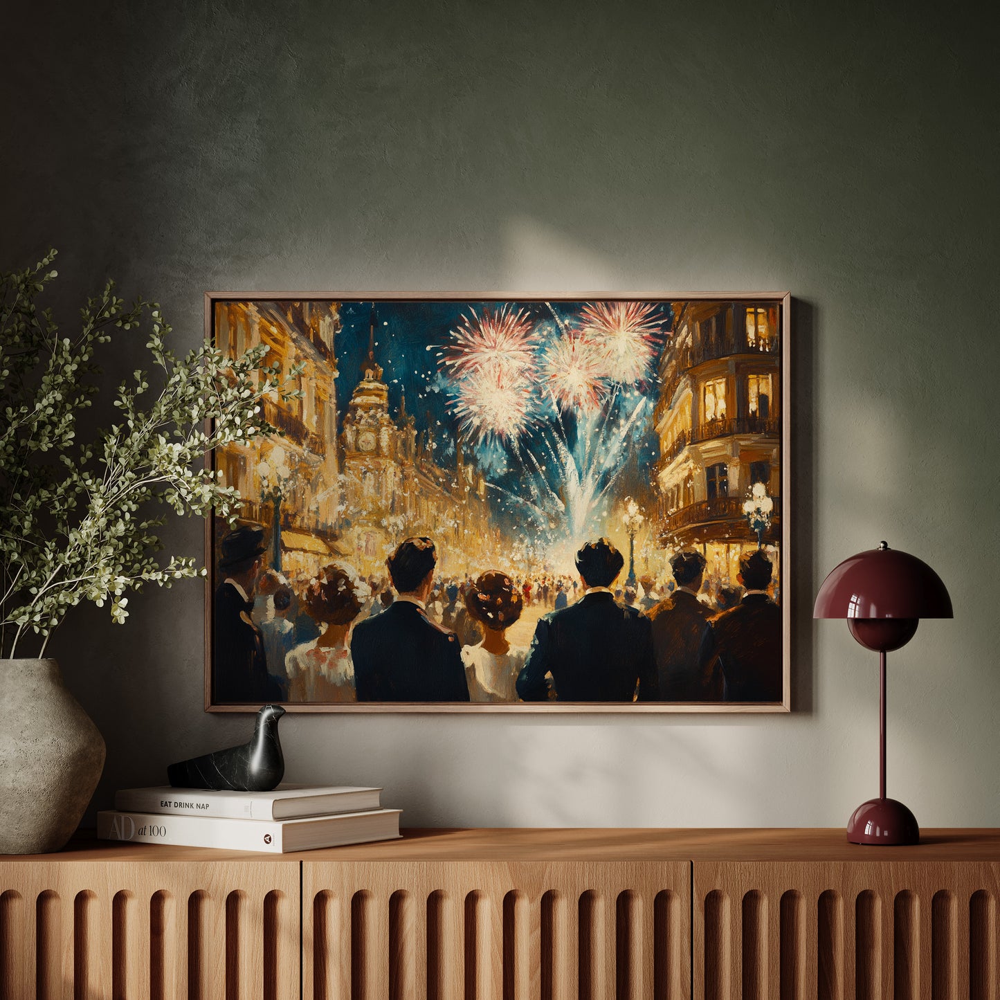 Midnight Sparkles Over Paris Streets