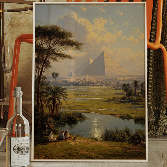 Ancient Pyramids Bathe In Golden Light