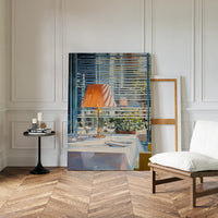 Afternoon Light Through Venetian Lines