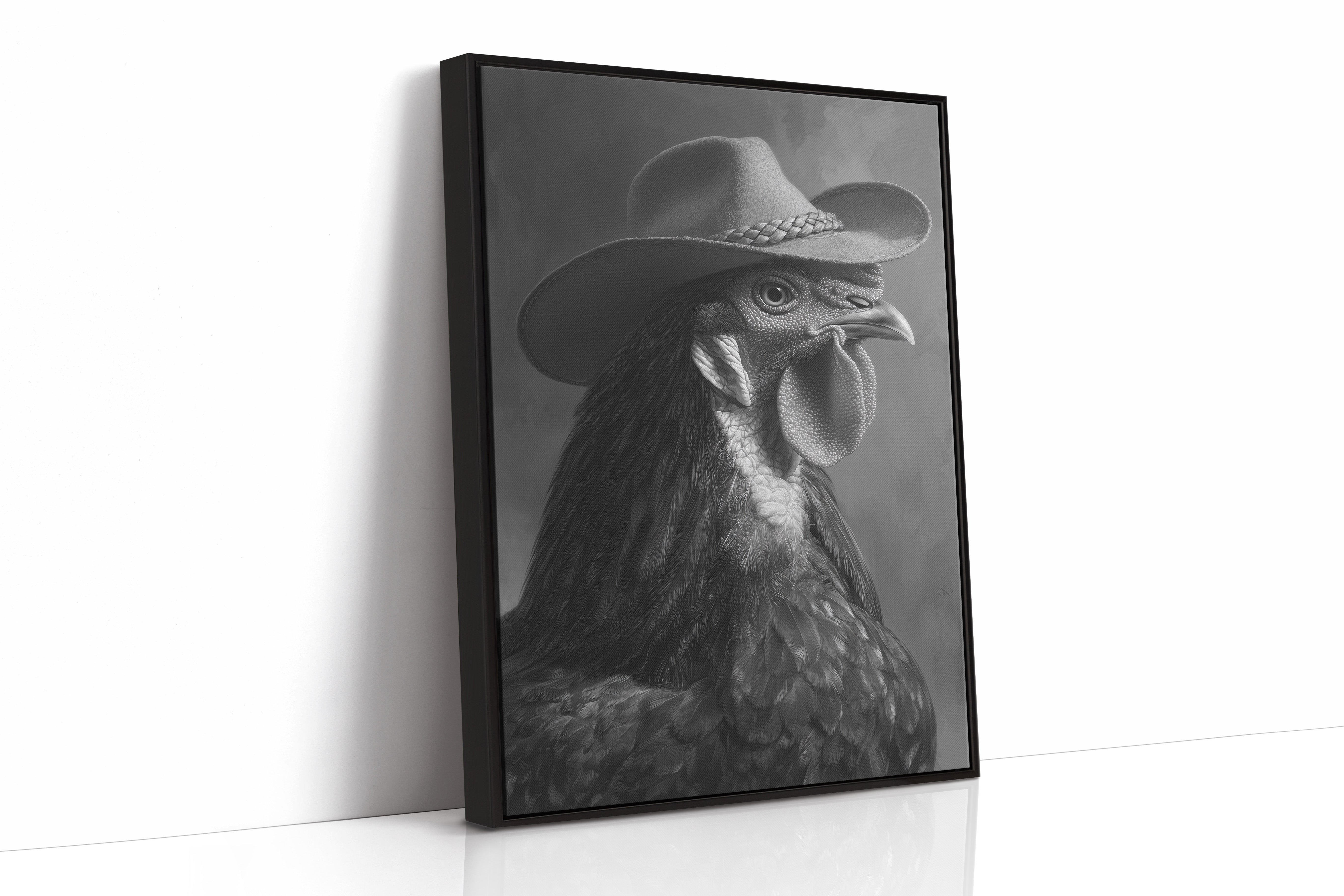 Rancher's Rooster: Portrait of Dignity