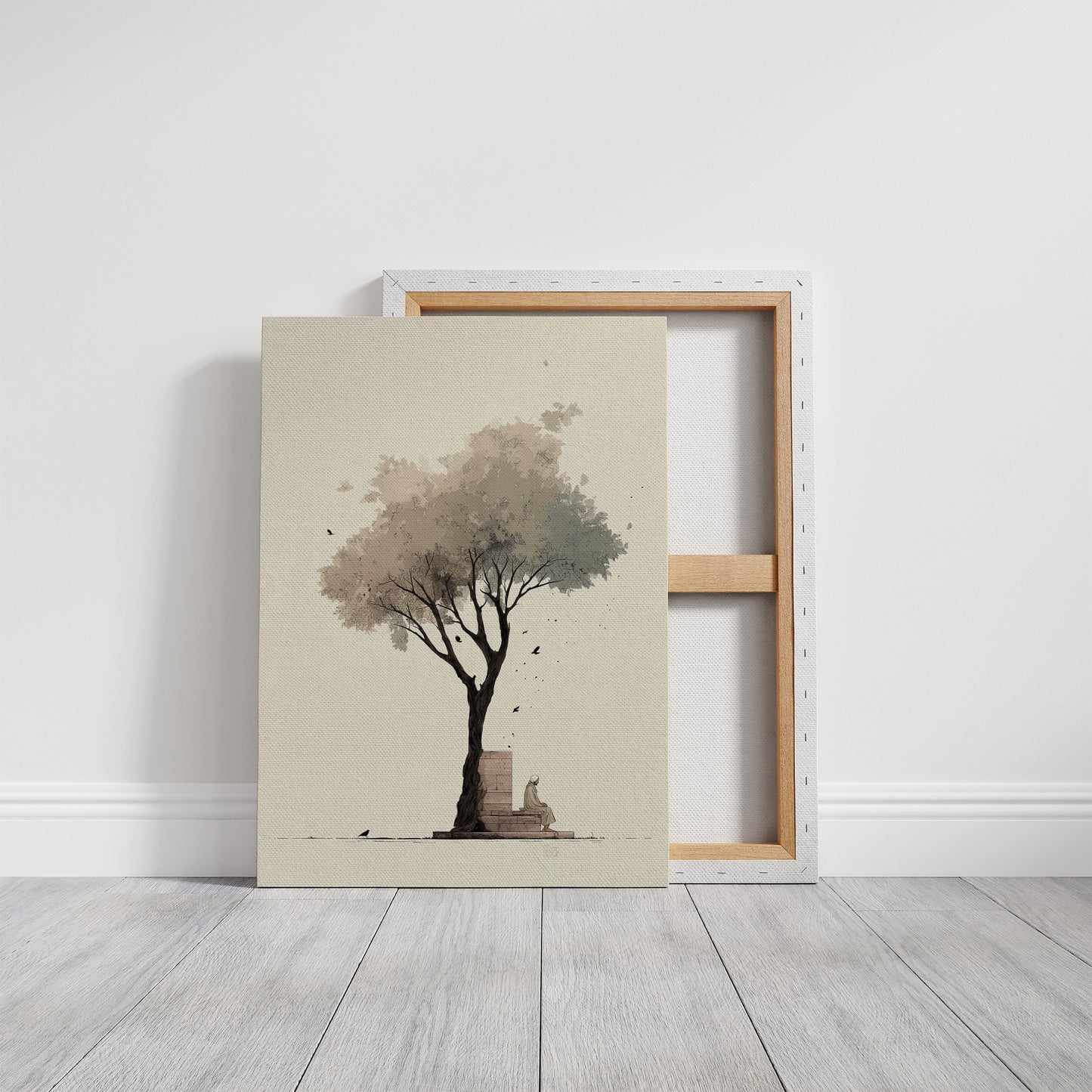Solitude Beneath Whispering Branches
