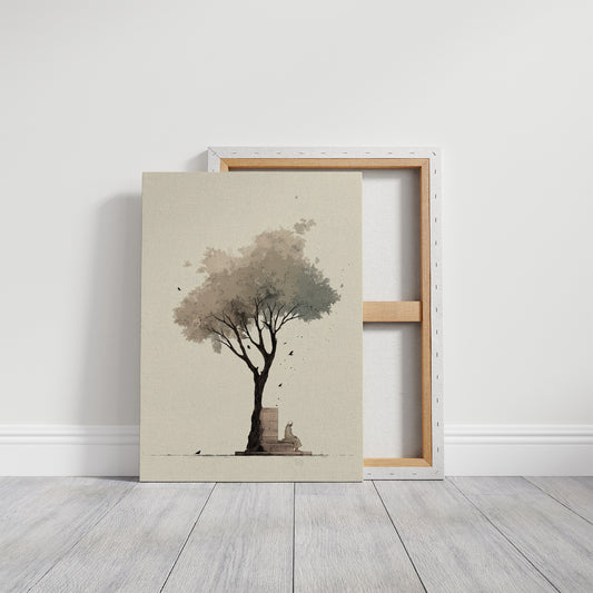 Solitude Beneath Whispering Branches