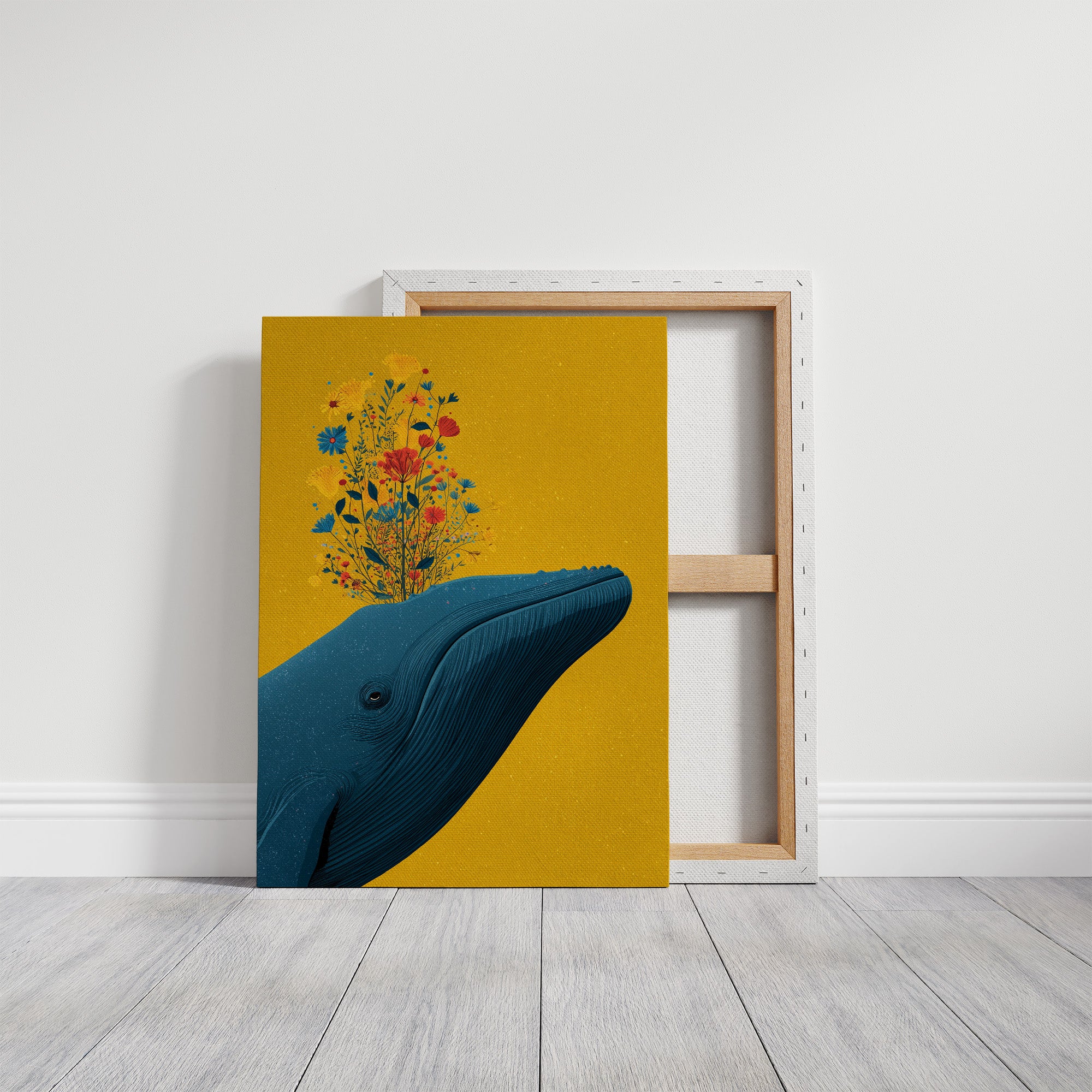 Whale Blooming Wildflowers