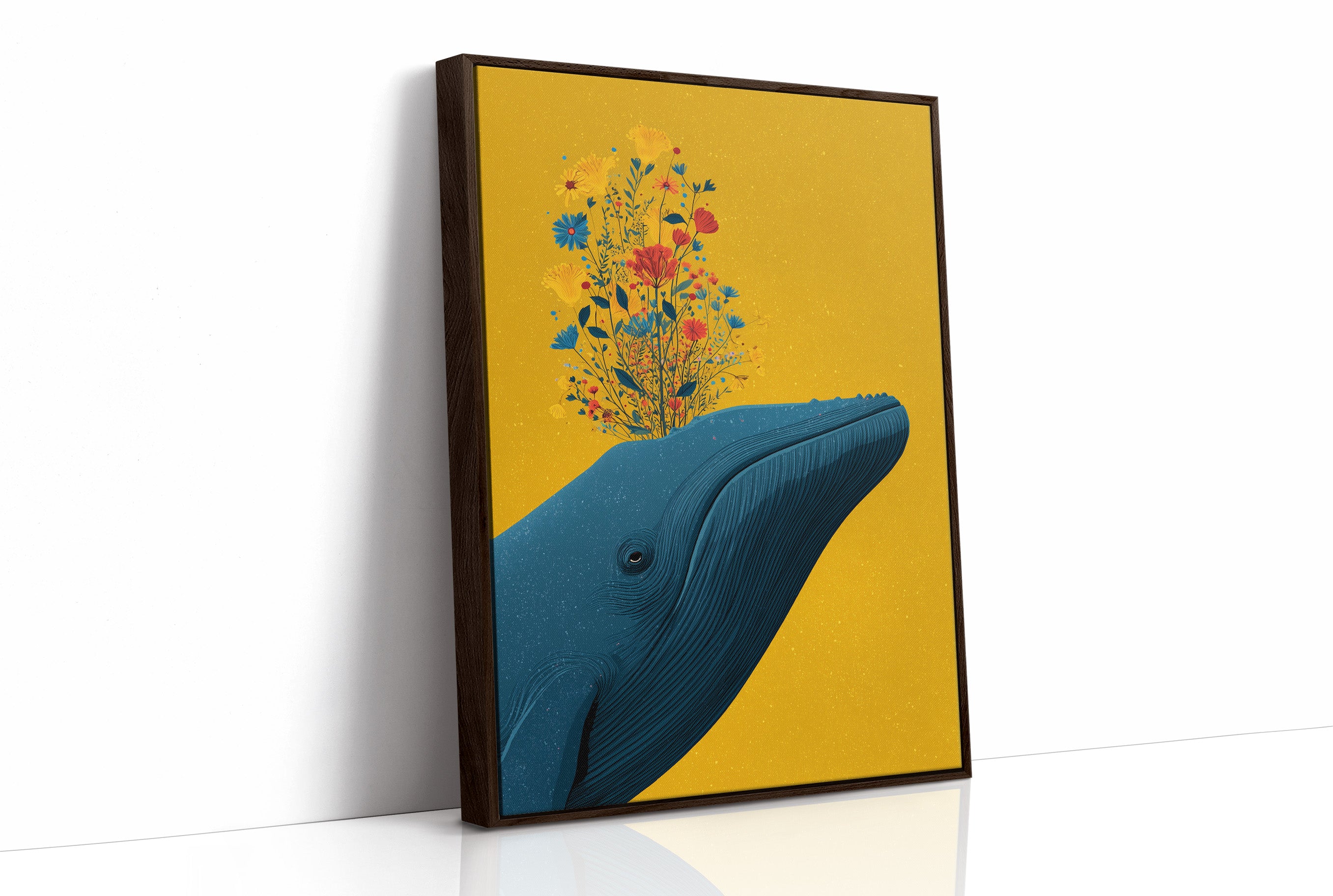 Whale Blooming Wildflowers