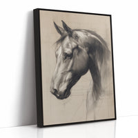 Noble Silence: Equine Elegance