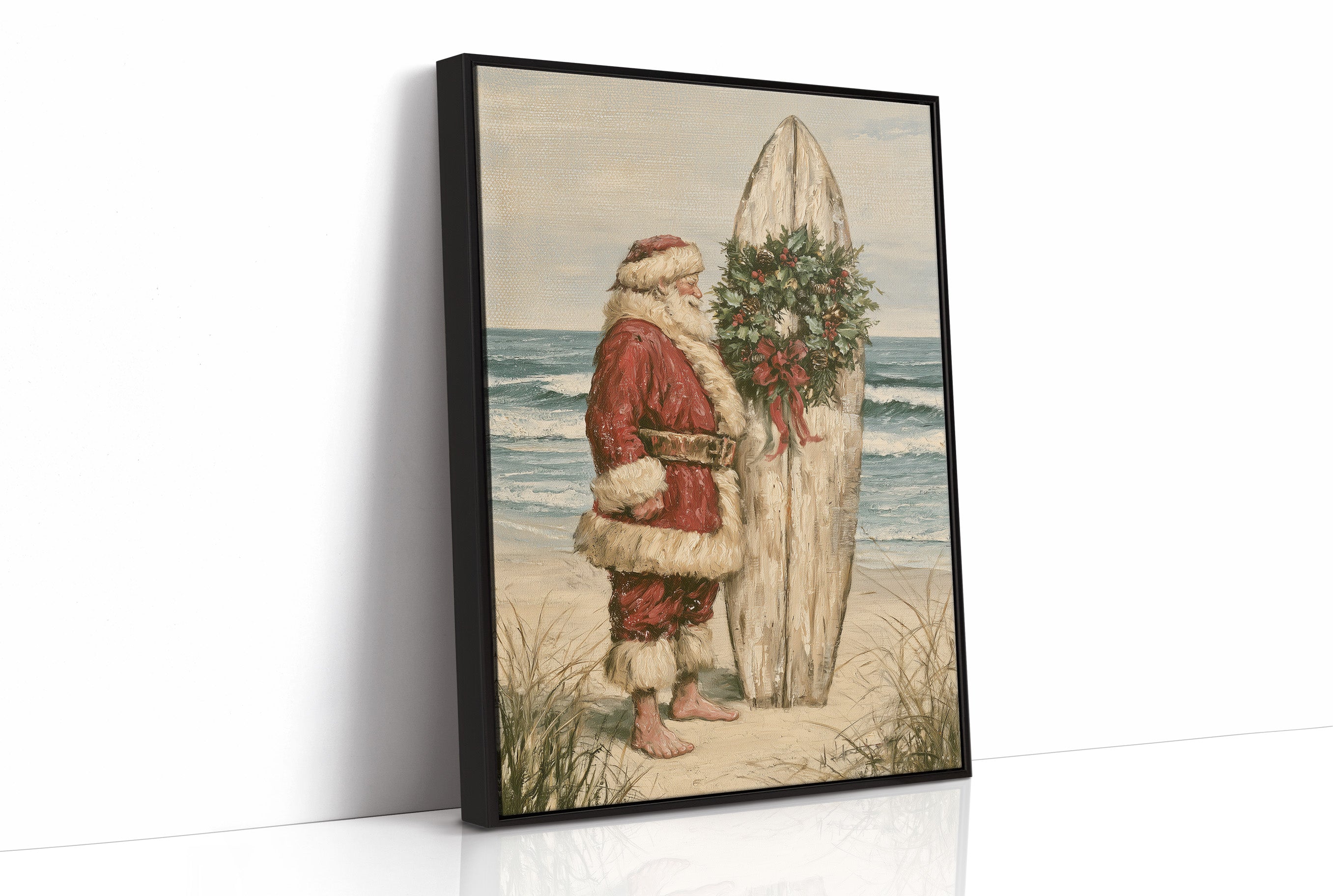 Santa's Coastal Christmas, Oils