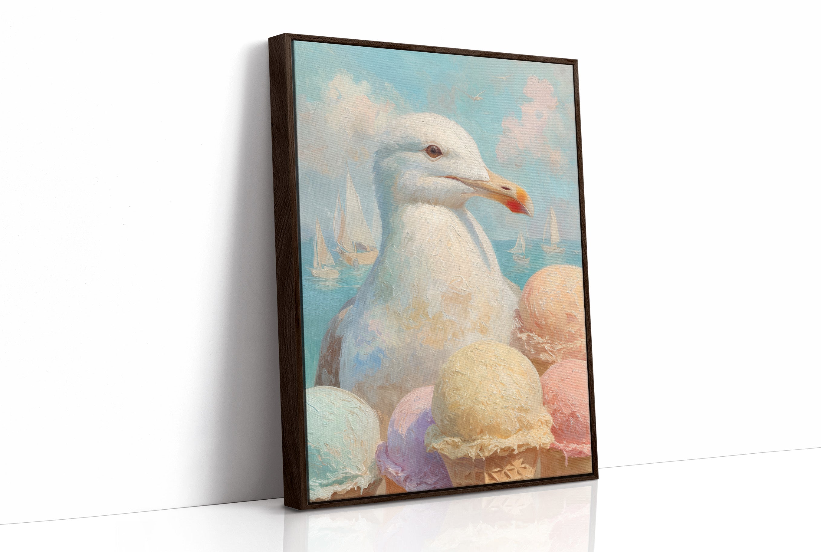 Coastal Gull Awaits Ocean Voyage