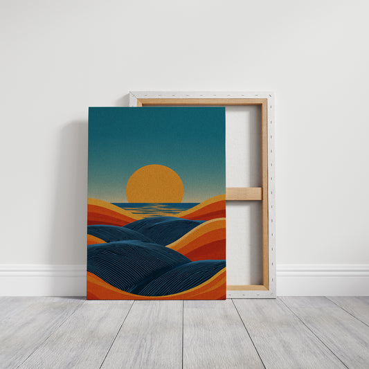 Sunset Over Rolling Dunes