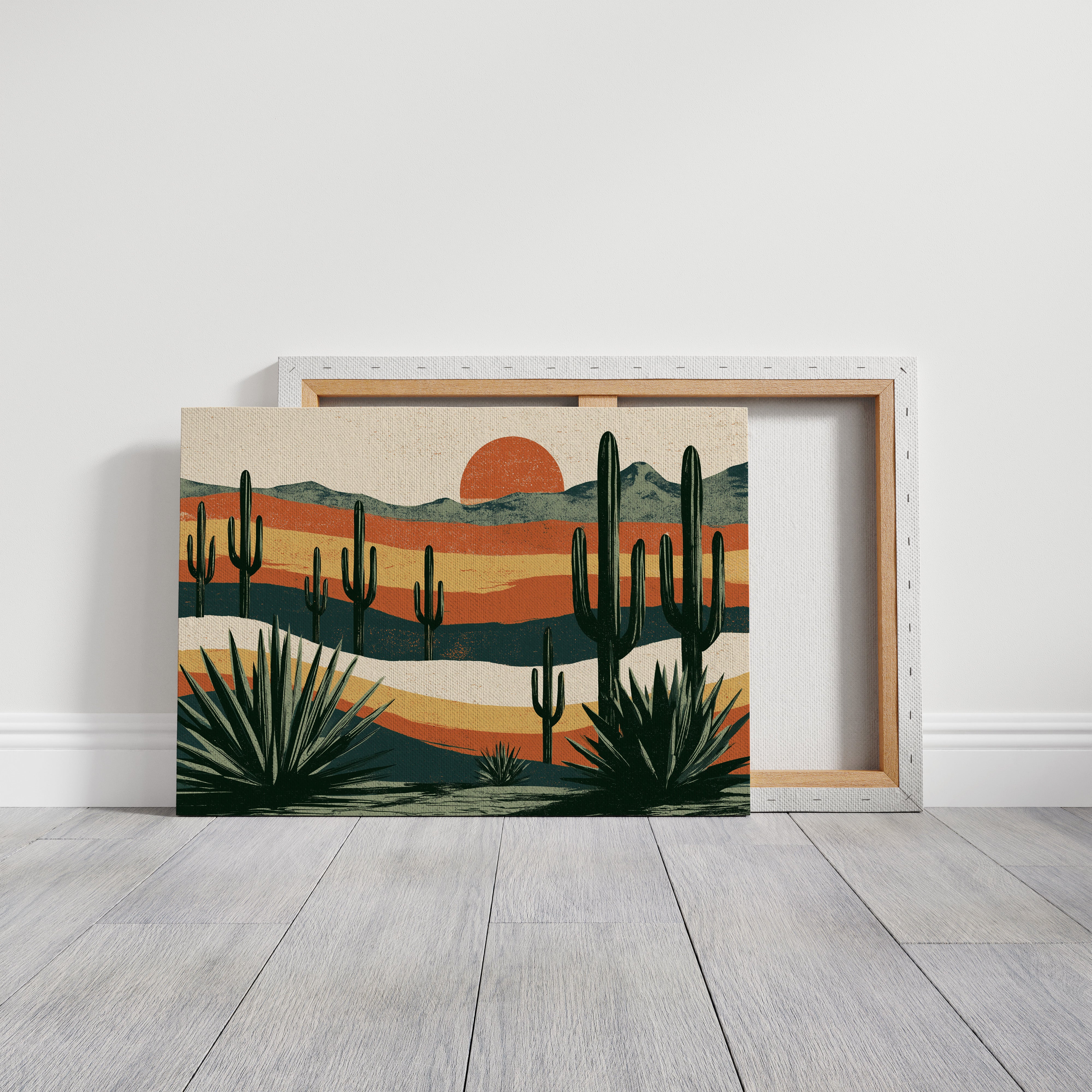 Striped Sunset Cactus Grove