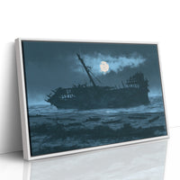 The Wreck at Moonrise