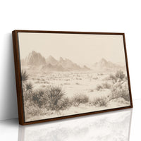 Mojave Solitude - Desert Mountain Landscape